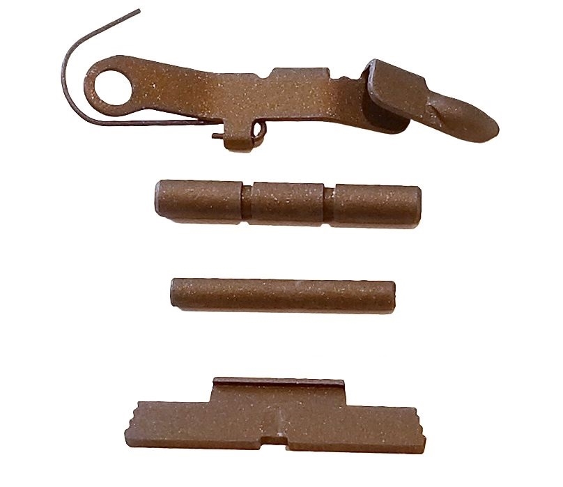 GoTo GEAR Ghost Black Extended Slide Stop Release Plus Control Kit For Glock 43, 43X, 48