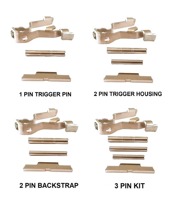 GHOST GoTo GEAR USMC Red Slide Stop & Extended Control Kit – For Glock Gen 1-4