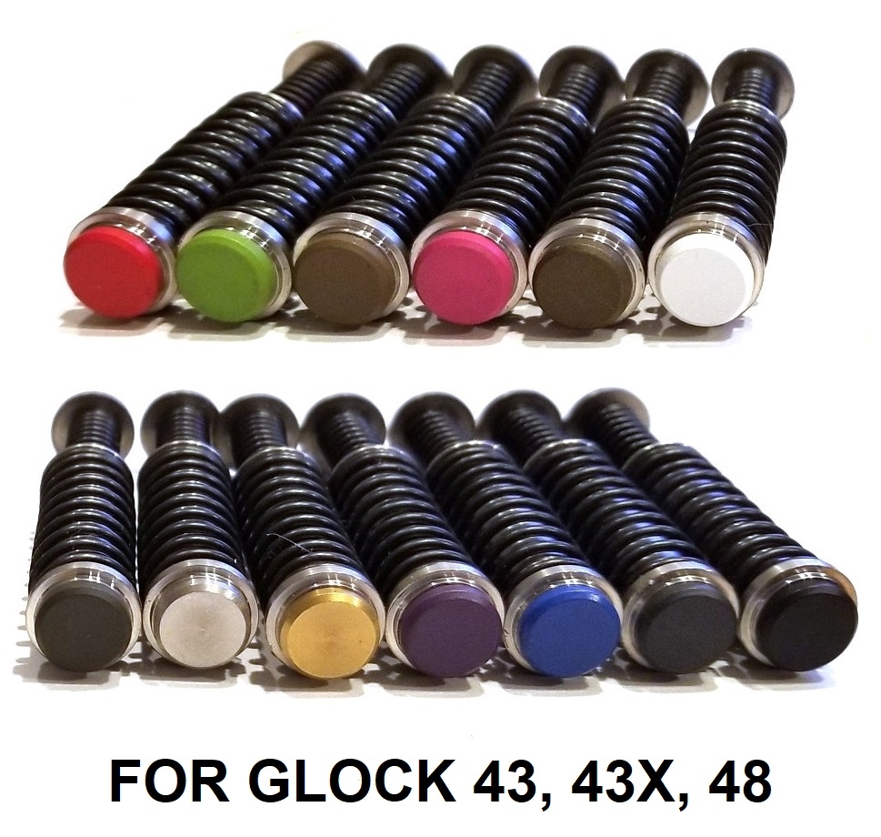 STAINLESS STEEL GUIDE ROD ASSEMBLY FOR GLOCK 43, 43X, 48, Cerakote ...